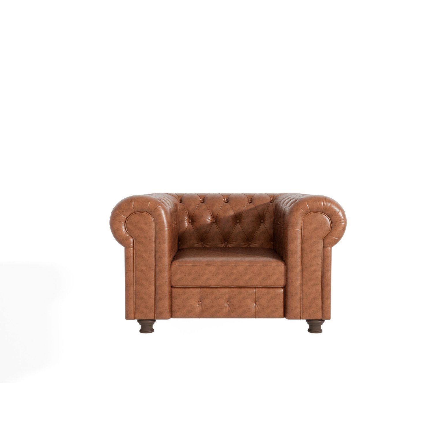 Poltrona Chesterfield Jared Couro Sintético Yescasa - 2
