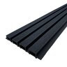 Painel Ripado Wpc Externo Cor Preto 2,90m X 20cm (0,58m²) - 4