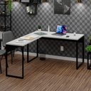 Ver imagem 1 de Mesa de Canto em L Escrivaninha Industrial 120x150cm