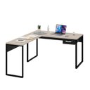 Ver imagem 2 de Mesa de Canto em L Escrivaninha com 1 Gaveta Industrial 120x150cm