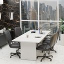 Ver imagem 1 de Mesa De Reunião Para Escritório 200x100cm