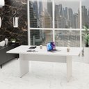 Ver imagem 2 de Mesa de Reunião para Escritório 200x100cm Branco