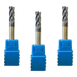 Fresa Topo Reto Metal Duro 4/6/8mm - 4c 45hrc - 3 Peças