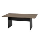 Ver imagem 3 de Mesa de Reunião para Escritório 200x100cm Marrom/Nogal