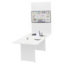 Mesa De Reunião Para Escritório Com Painel de TV 200x100cm - 2