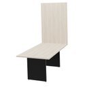 Ver imagem 3 de Mesa de Reunião para Escritório com Painel de TV 200x100cm Bege/Carvalho