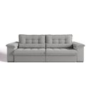 Ver imagem 2 de Sofá Linho 4 Lugares Retrátil e Reclinável 230m Majestoso Espresso Móveis