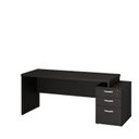 Ver imagem 5 de Mesa de Escritório Pedestal 3 Gavetas 190cm Preto