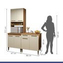 Ver imagem 4 de Cozinha Completa Niterói 6 Portas 1 Gaveta Kaiki Móveis