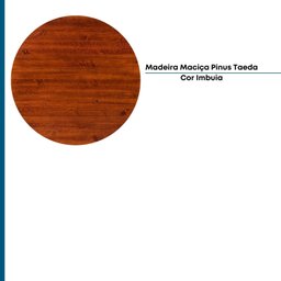 Guarda Roupa 2 Portas e 1 Gavetas 97cm em Madeira Maciça Imbuia Nest - 6