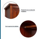 Ver imagem 7 de Guarda Roupa 2 Portas e 1 Gavetas 97cm em Madeira Maciça Imbuia Nest