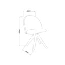 Ver imagem 4 de Cadeira Giratória para Sala de Jantar Ediane