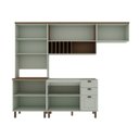 Ver imagem 4 de Cozinha Completa com Cristaleira Forno 100% MDF Iluminata