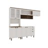 Cozinha Completa com Cristaleira Forno 100% MDF Iluminata - 2
