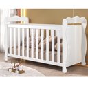 Ver imagem 3 de Berço Peroba Lisi Americano Branco 100% Mdf 3 em 1 Infantil