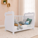 Ver imagem 7 de Berço Peroba Lisi Americano Branco 100% MDF 3 em 1 Infantil