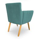 Ver imagem 6 de Kit 8 Poltronas Decorativa Leticia Suede Pés Palito Castanho - Pallazio