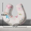 Ver imagem 4 de Almofada para Amamentar com Fundo do Mar Rosa Menina