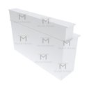 Ver imagem 5 de BALCÃO APOIO LOJA 150 CM M194.2021.B (LOJA, RECEÇÃO) MUNDI MOVEIS