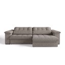 Ver imagem 5 de Sofá Linho 4 Lugares Retrátil e Reclinável 230m Majestoso Espresso Móveis