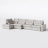 Sofá Volt com Chaise 5,00m em Boucle Alaska Bege - Home Mobily - 1