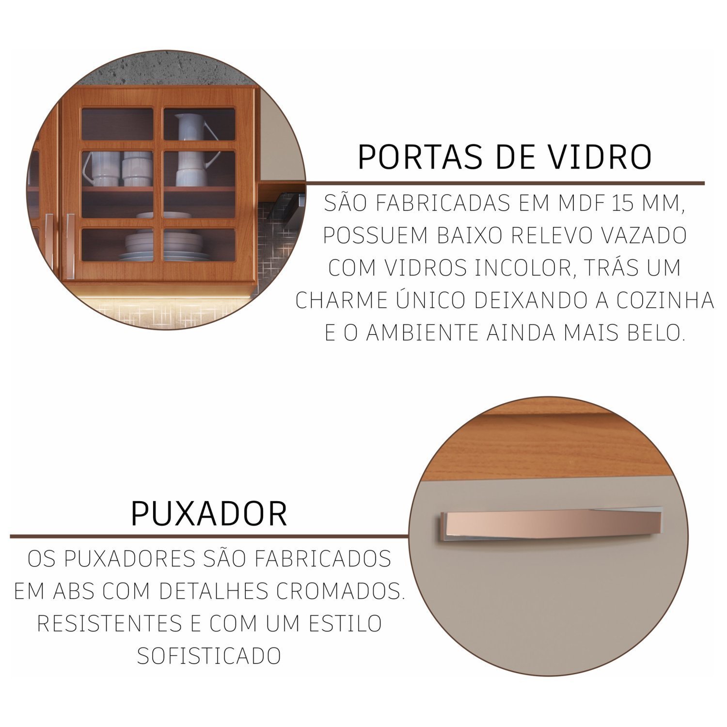 Cozinha Completa 6 Peças 13 Portas 2 Gavetas Gabriele  - 5