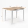 Mesa de Jantar Retangular 110x68cm Nicoli - 4