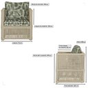 Ver imagem 2 de 2 Poltronas Madri Alumínio Corda Náutica Estofado 5 Trama Original