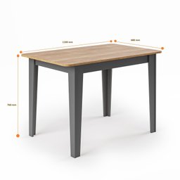 Mesa de Jantar Retangular 110x68cm Nicoli - 3