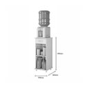 Ver imagem 3 de Balcão Bebedouro Multiuso Slim 1 Porta e 1 Gaveta Faro:branco