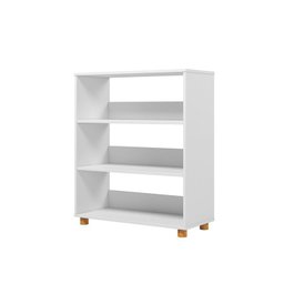Quarto Infantil Completo com Cama Guarda Roupa Estante Mesa de Cabeceira e Baú Serelepe - 6