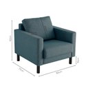 Ver imagem 3 de Poltrona em Linho Antúrio CabeCasa MadeiraOriginals