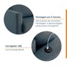 Sofá 3 Lugares com USB em Linho Antúrio CabeCasa MadeiraOriginals - 4