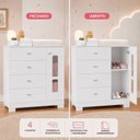 Ver imagem 6 de Quarto Completo Katatau para Quarto de Bebê 100% MDF com Cômoda Sapateira e Berço 3 em 1