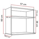 Ver imagem 3 de Nicho Organizador Suporte para Microondas Forno Elétrico Grécia