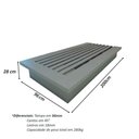 Ver imagem 5 de Cama Solteiro Cabeceira e Mesa C/ 2 Gavetas sob Medida Mdf Cor:cinza Sagrado