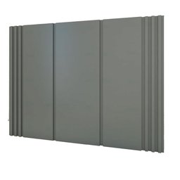 Cama Solteiro Cabeceira e Mesa C/ 2 Gavetas sob Medida Mdf Cor:cinza Sagrado - 15