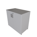 Ver imagem 6 de Escrivaninha Mesa Escritório com Armários 180cm e Prateleira