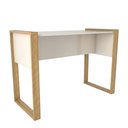 Ver imagem 1 de Mesa para Escritório Design Freijó/off White - Panorama Móveis