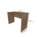 Ver imagem 3 de Escrivaninha Mesa Escritório com Armários 180cm e Prateleira