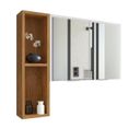 Ver imagem 3 de Espelheira Para Banheiro 2 Portas Ibiza 