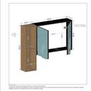 Ver imagem 4 de Espelheira Para Banheiro 2 Portas Ibiza 