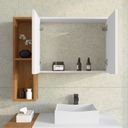 Ver imagem 2 de Espelheira Para Banheiro 2 Portas Ibiza 