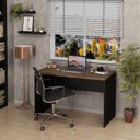 Ver imagem 1 de Mesa De Escritório Escrivaninha 120x60cm Tampo 30mm