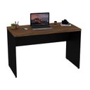 Ver imagem 3 de Mesa de Escritório Escrivaninha Tampo 120cm Nogal Marrom