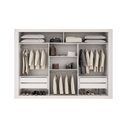 Ver imagem 2 de Guarda Roupa Solteiro com Pés 3 Portas de Correr 4 Gavetas Luna