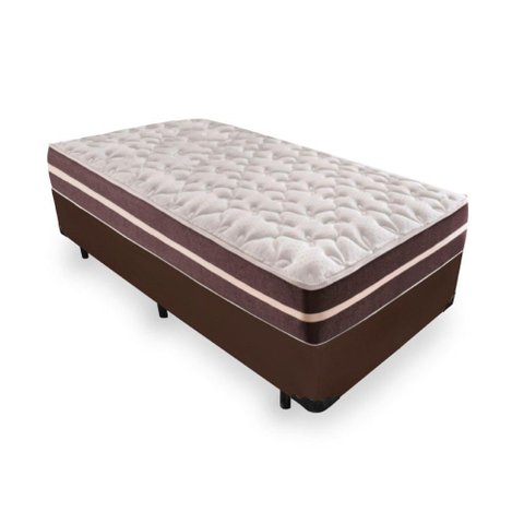 Cama Box Solteiro King + Colchão de molas - Anjos - Classic Superlastic 96cm