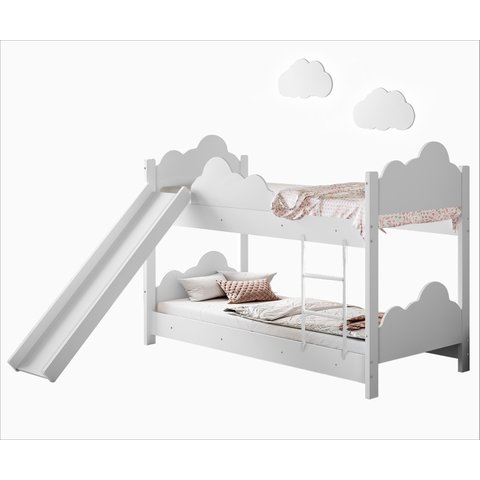 Beliche Infantil Marina Branco com Escorregador - Divaloto