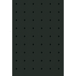 Kit Chapa Perfurada Reta Uv 120 X 60 Cm - Preto + 20 Ganchos de 10 Cm - 2