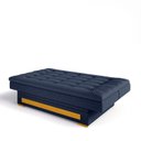 Ver imagem 6 de Sofa Cama com Baú Berilo Espresso Móveis Azul